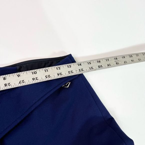 Obermeyer Snow Pants Womens 14 Wool Nylon Zipper Pockets Hook & Eye Ski Blue - Picture 6 of 10